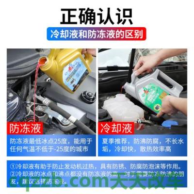 原来：防冻液五个作用 防冻液成分都一样吗  第2张