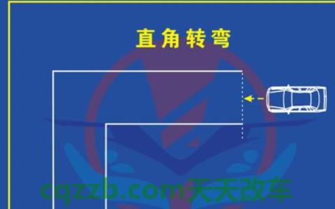 倒车直角转弯看哪里(直角转弯教程)  第2张