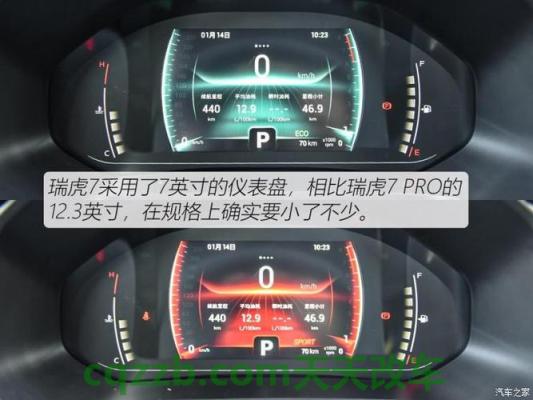 汽车有关：瑞虎7胎压怎么显示 瑞虎7 8 区别  第3张