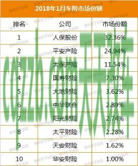 简单说说：2018年中国十大车险公司排名_交通业务办理  第3张