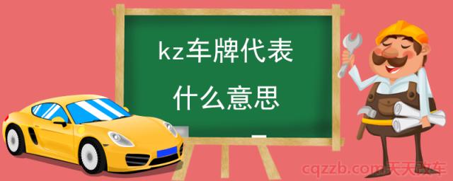 kz车牌代表什么意思(车牌首字母代表什么)  第1张