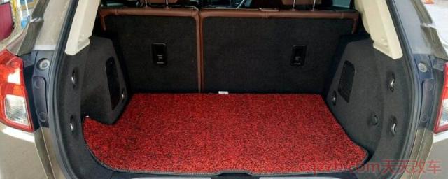 别克昂科威后备箱尺寸大小(46比例放倒) 第1张