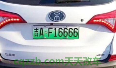 绿牌D与F区别(新能源号牌的样式) 第2张