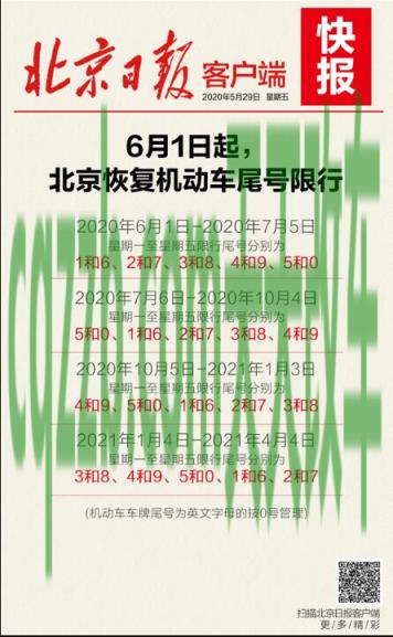 问答：北京外地车限行时间_交通业务办理