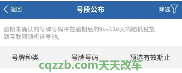 说道一下：逾期未确认的车牌号码可以选吗(机动车辆号牌丢失可以在哪里补办)