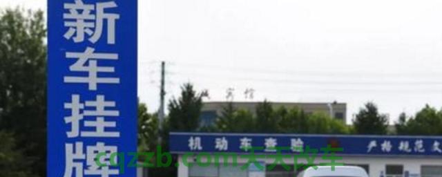 新车上牌没给年检标志(新车购买后可以不上牌吗)  第1张