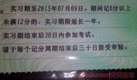 实习期驾照(实习期所贴的实习标志有规定吗)  第3张