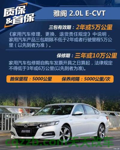 车回答：国六版雅阁和国五的区别 国六标准的车型有几款?
