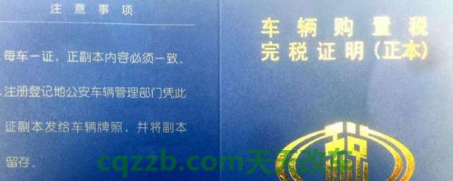 新能源完税证明怎么开(车辆购置税交多少)