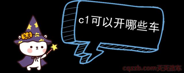 c1可以开哪些车()